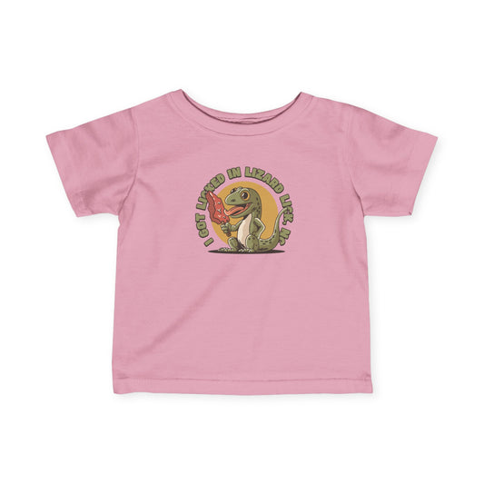 I Got Licked in Lizard Lick, NC – Infant Fine Jersey T-Shirt