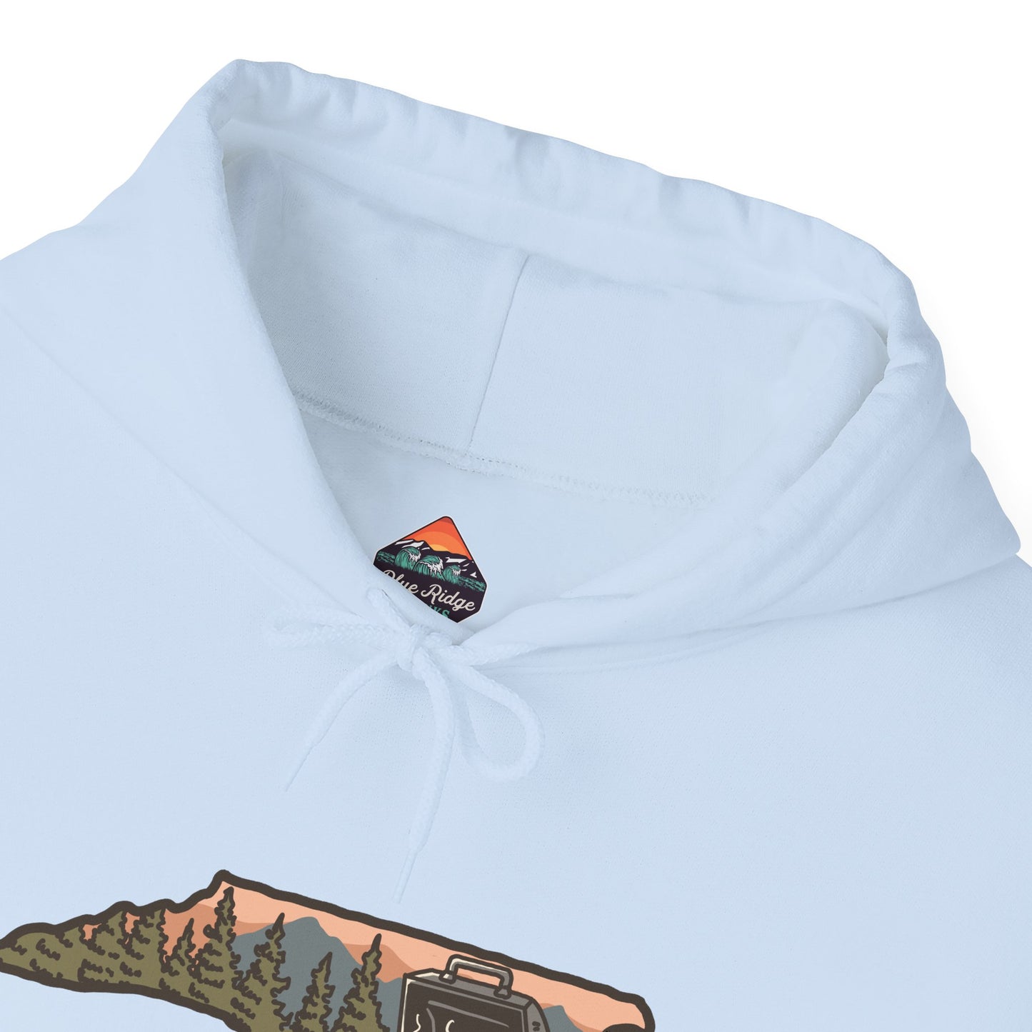 🔥 NC BBQ Mountain Scene Women's Hoodie – Everyday Wear Edition
