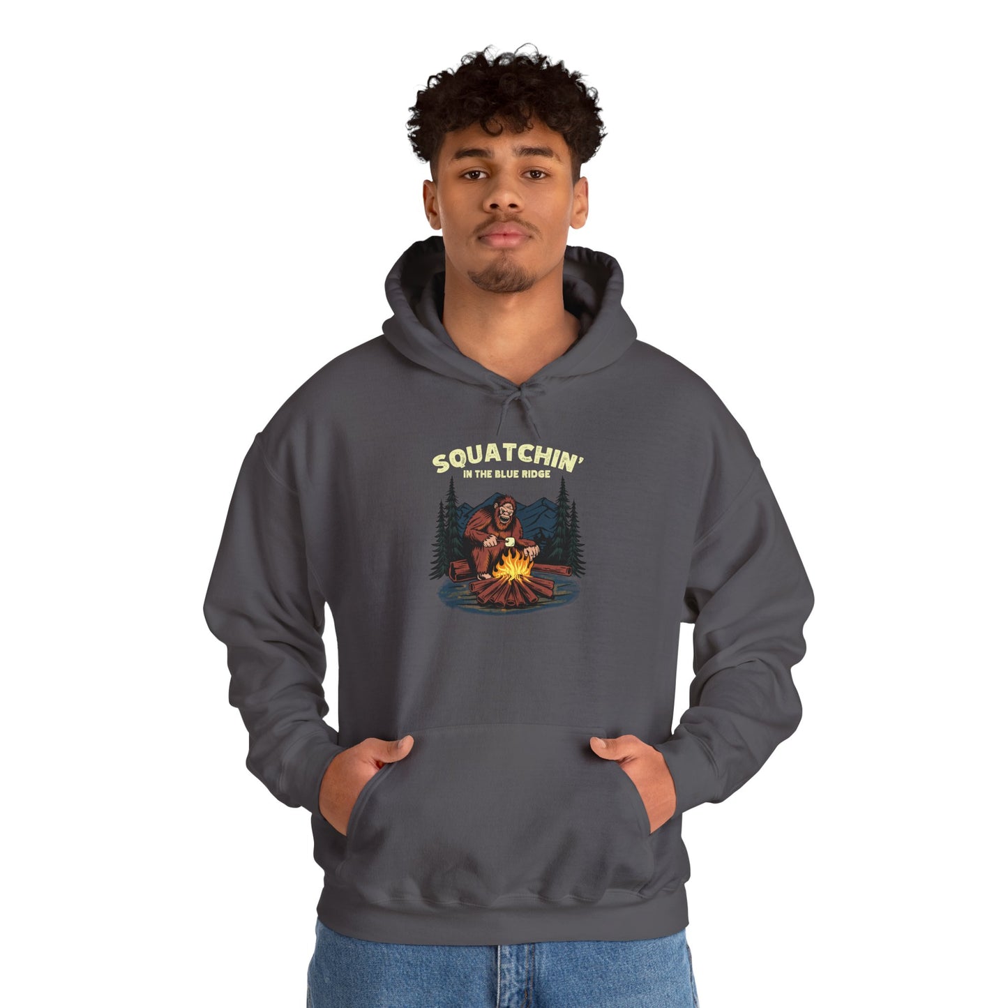 🔥 Squatchin' in the Blue Ridge Men's Hoodie – Everyday Wear Edition