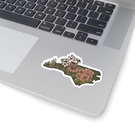 NC Wildflowers Kiss-Cut Sticker