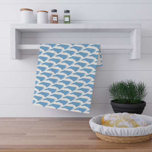 North Carolina State Pattern – Baby Blue Tea Towel