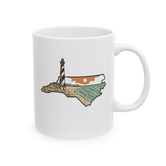 🏖️ Sip in Coastal Carolina Style - 11oz Ceramic Coffee Mug