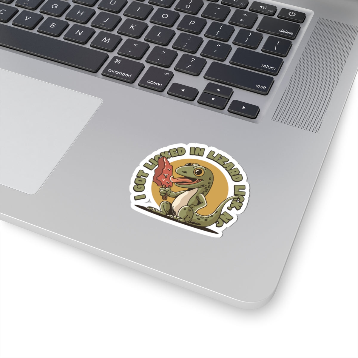 I Got Licked in Lizard Lick NC Sticker – Kiss-Cut Funny Lizard Souvenir